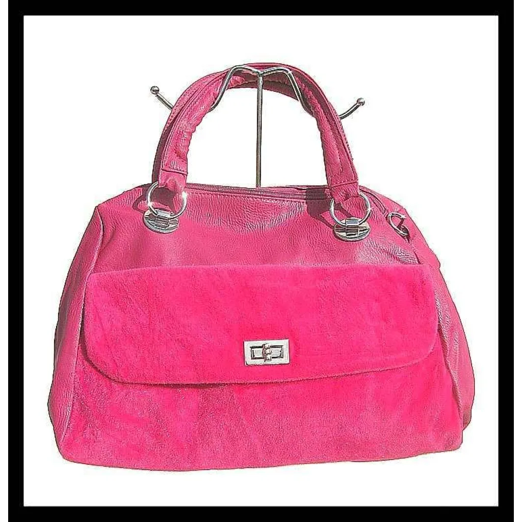 Sac à clearance main rose fushia